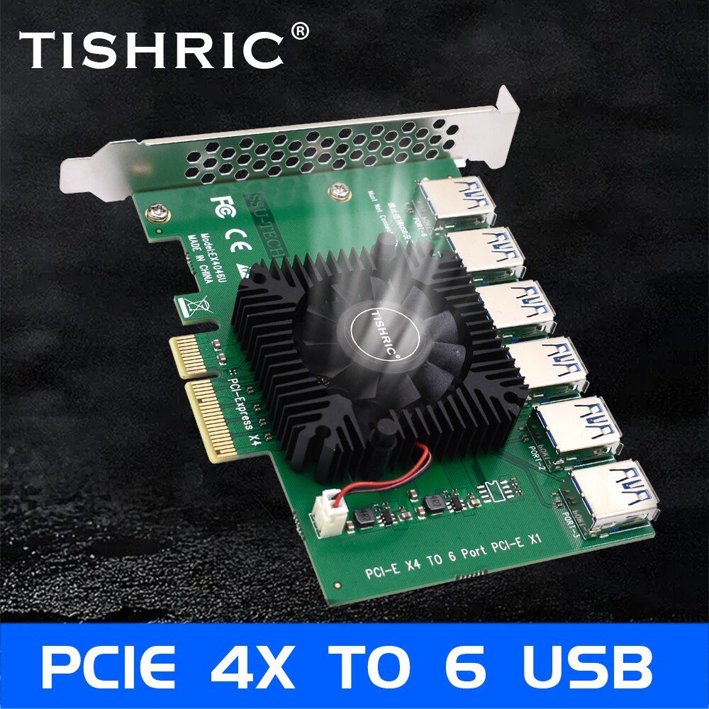 TISHRIC PCI Express Ƽ ö̾ PCI E 1X 16X ..